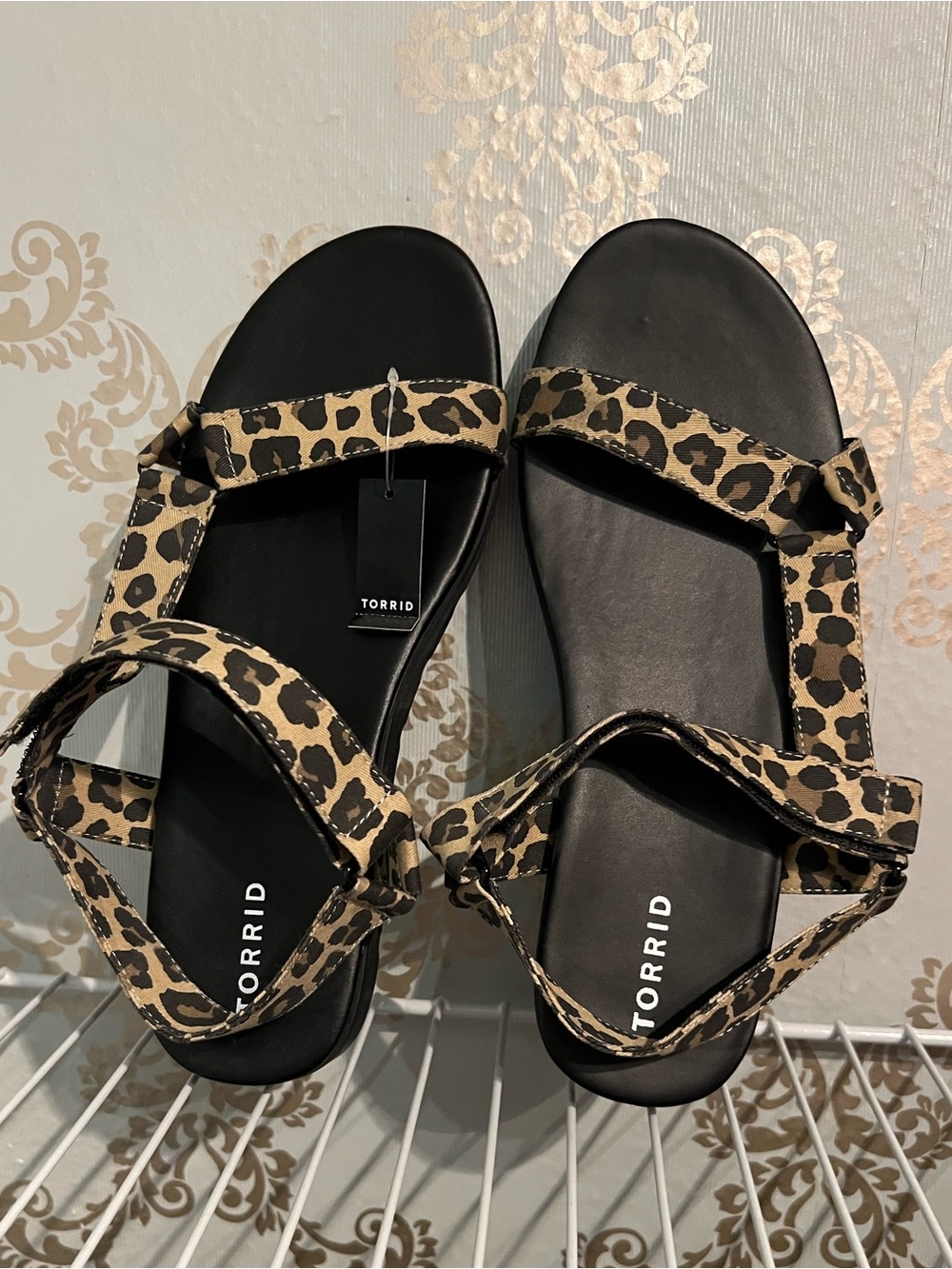 torrid Leopard Tech Sandals